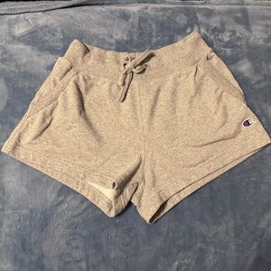 Light Grey Champion Sweat Shorts